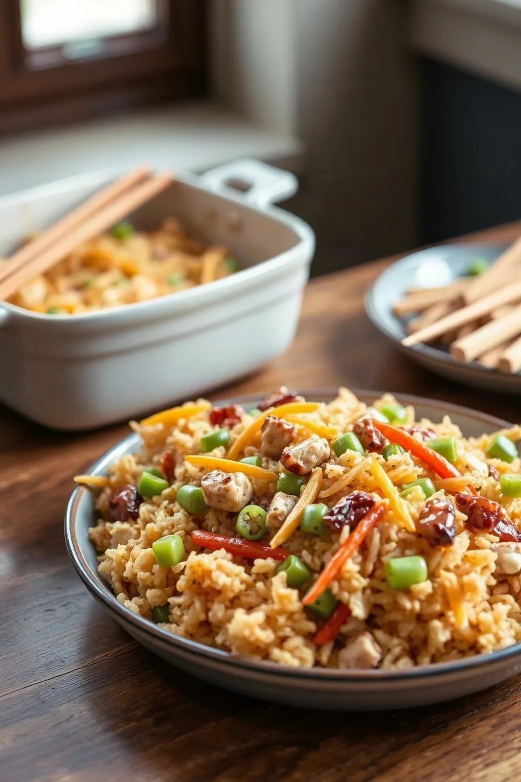 Arroz Frito al Horno Delicioso