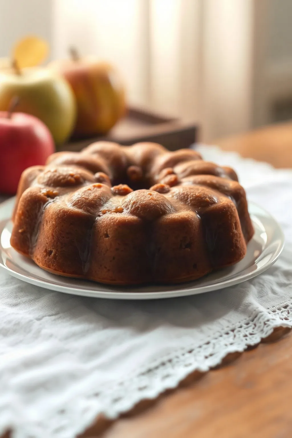 Traditional Polish Applesauce Cake