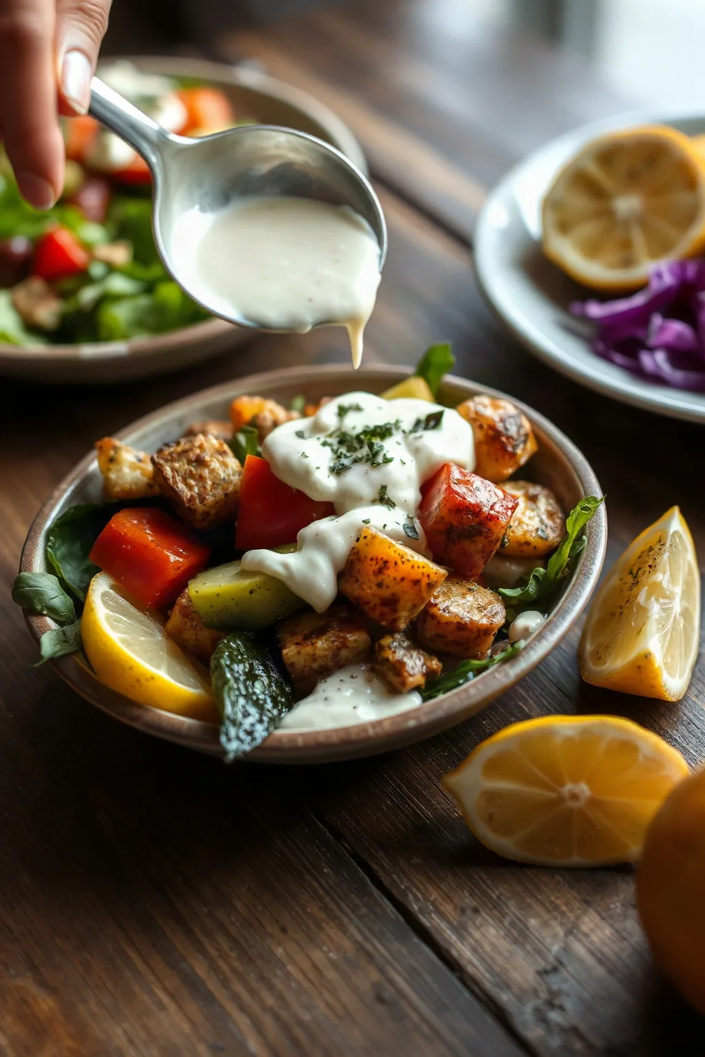 Simple Lemon Tahini Dressing