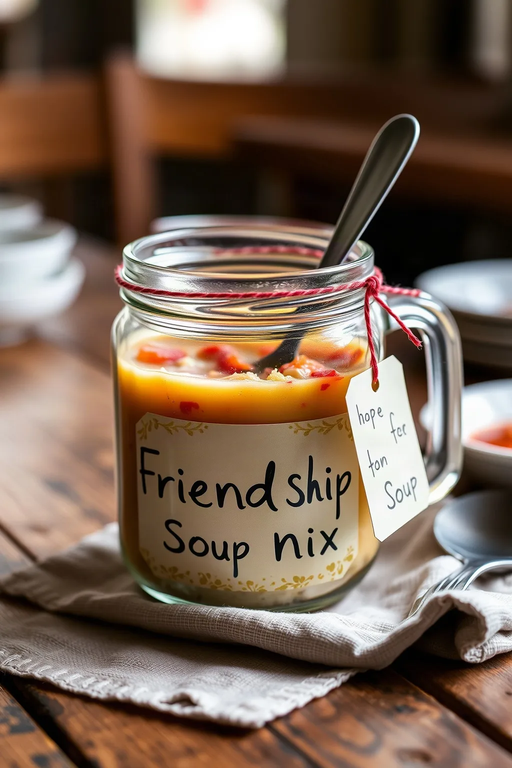 Friendship Soup Mix in a Jar