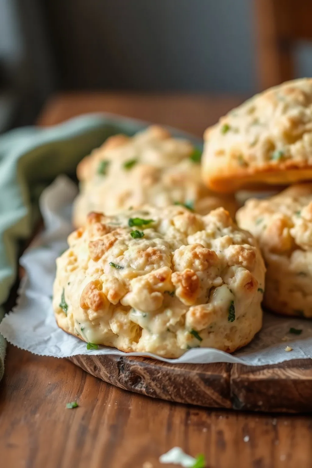 Easy Cheese and Garlic Scones