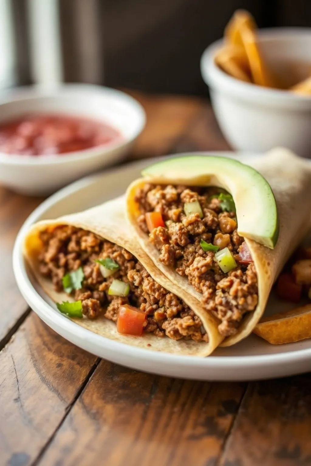 Easy One Skillet Ground Beef Burrito