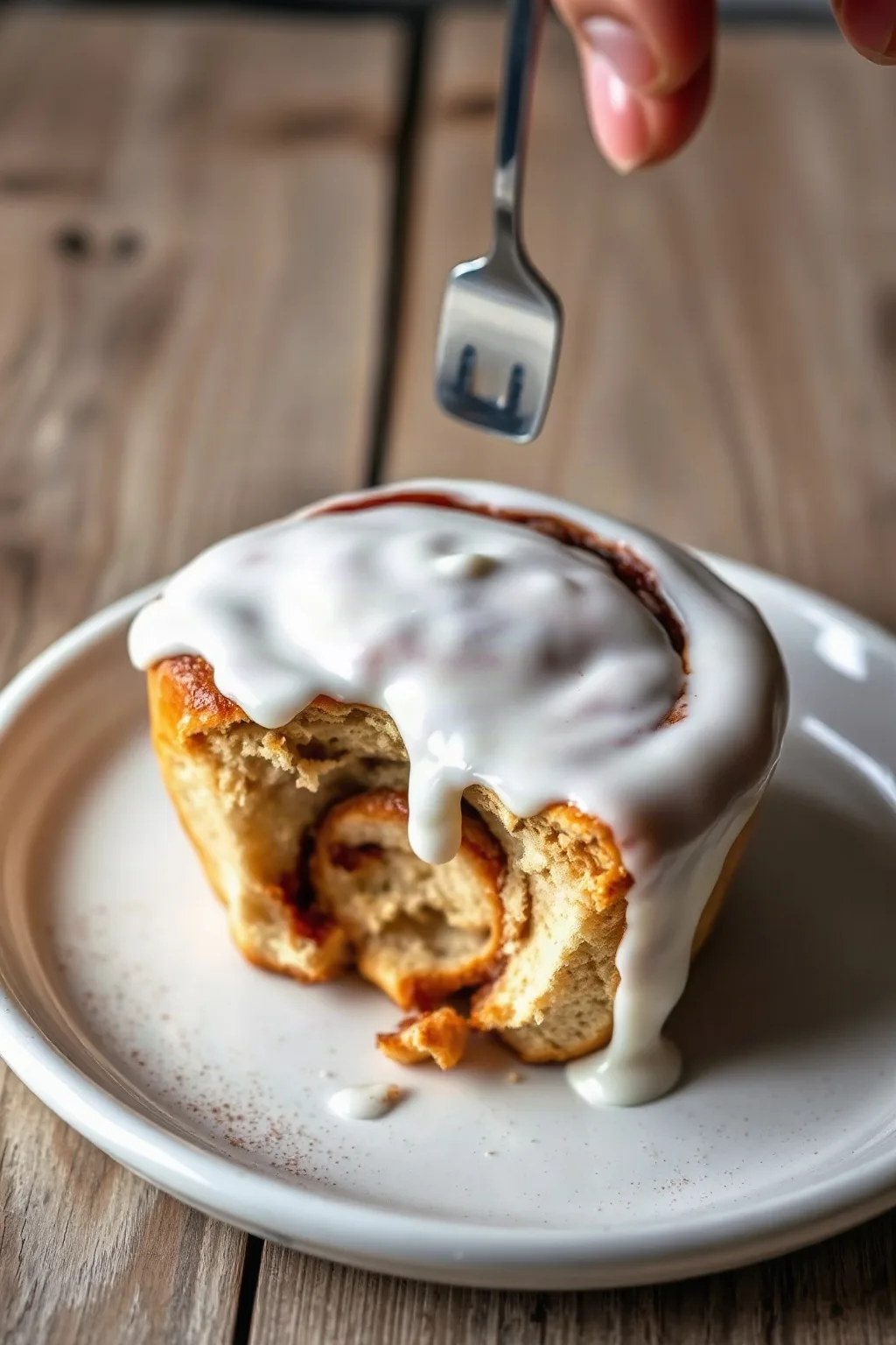 The Perfect Cinnamon Roll Icing