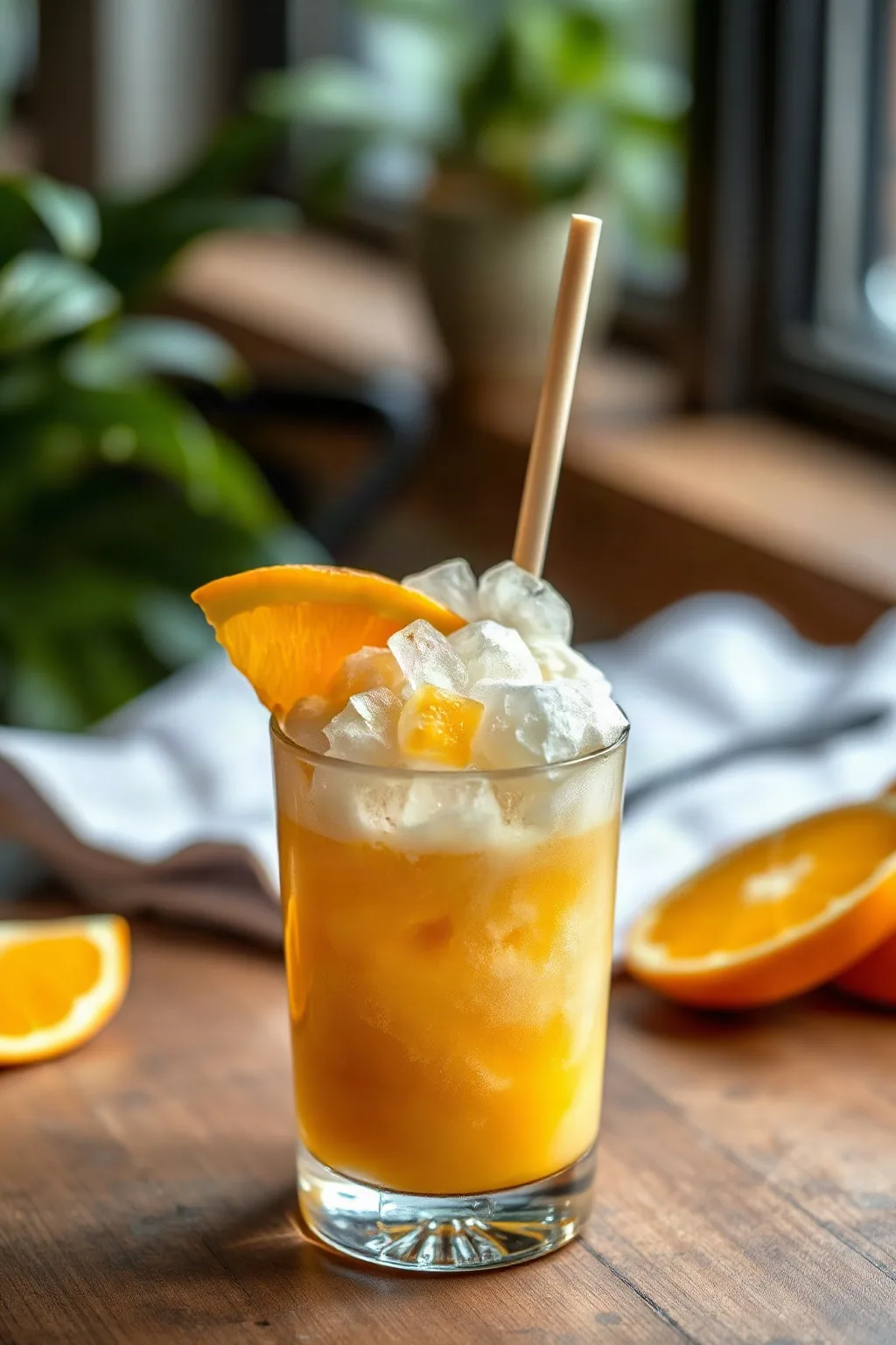 Glace Rafraîchissante à l'Orange et à l'Ananas