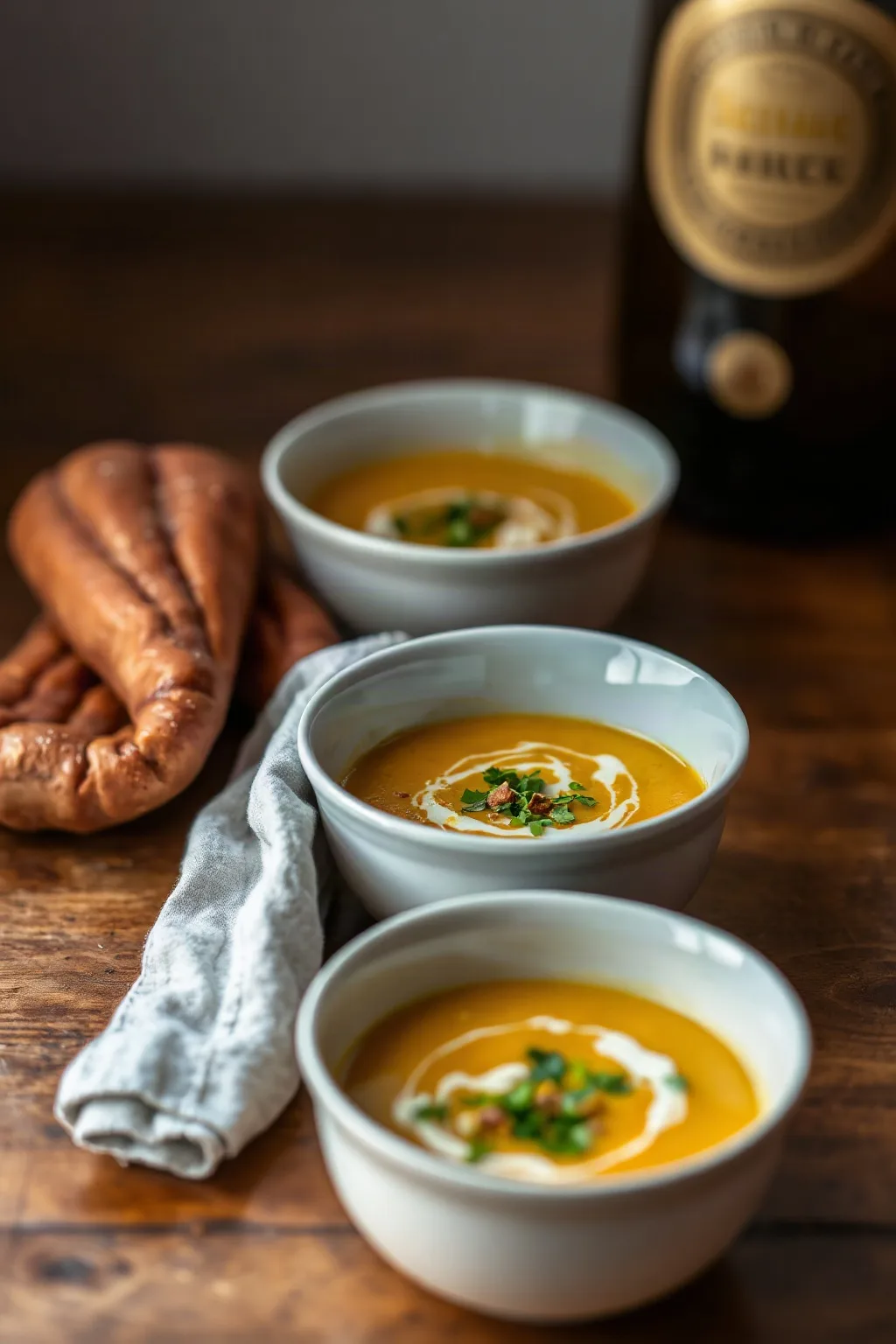 Curried Patty Pan Squash Soup