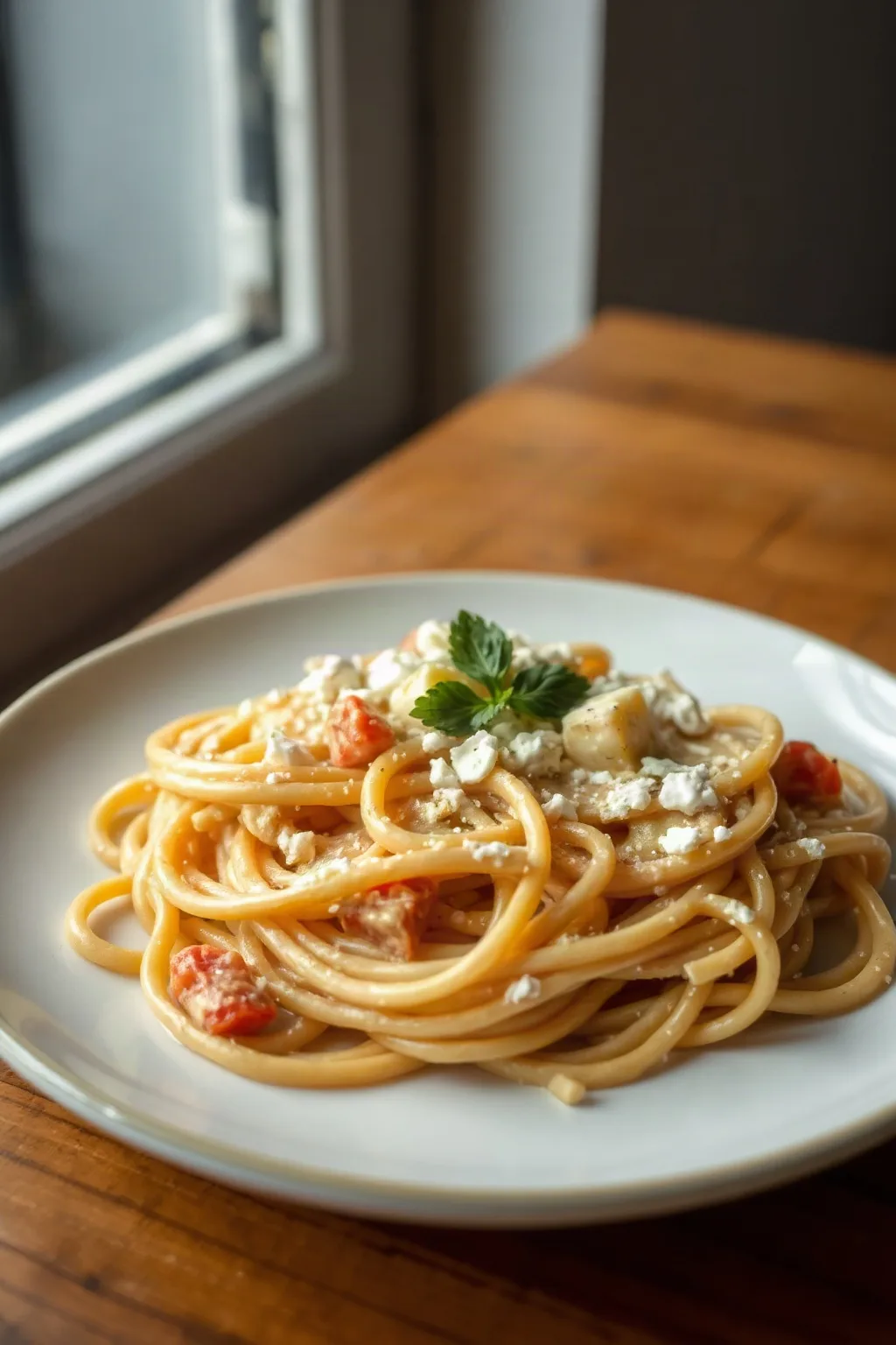 Spaghetti à la Philly: Creamy & Delicious