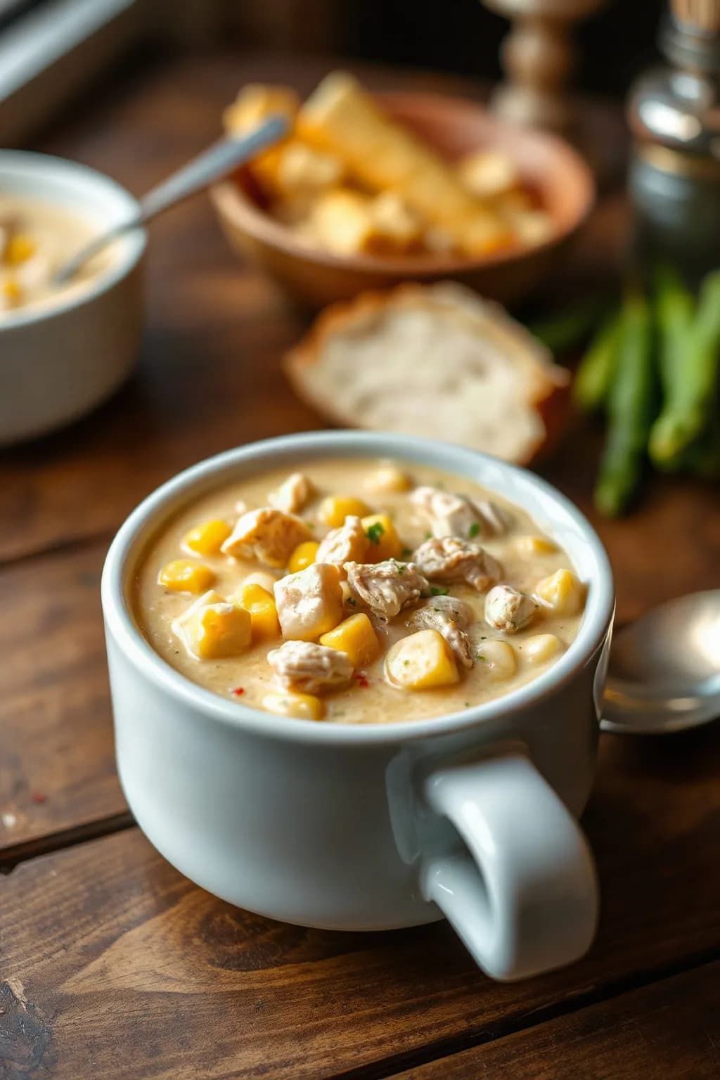 Velvety Chicken Corn Soup
