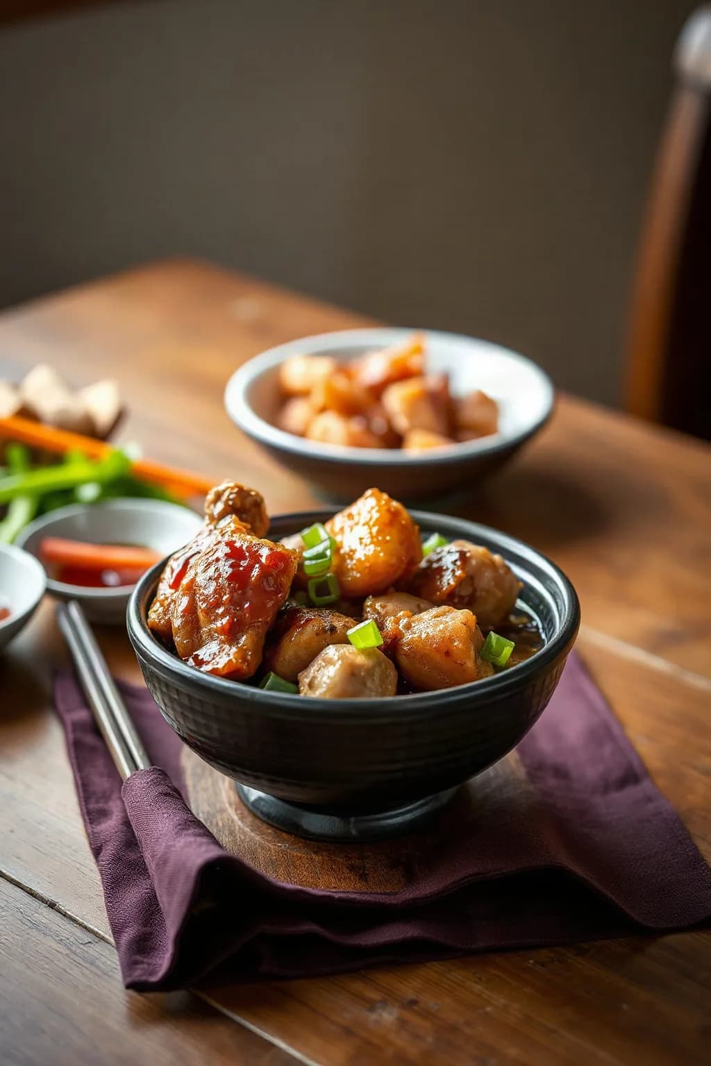 Pollo Tres Tazas al Estilo Taiwanés