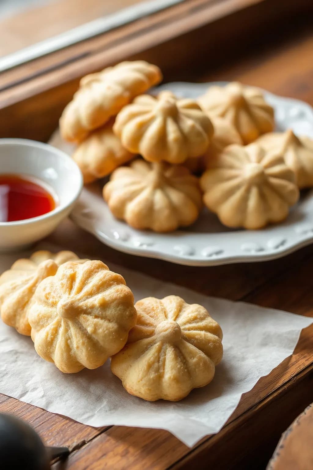 Crispy Chinese Almond Cookies