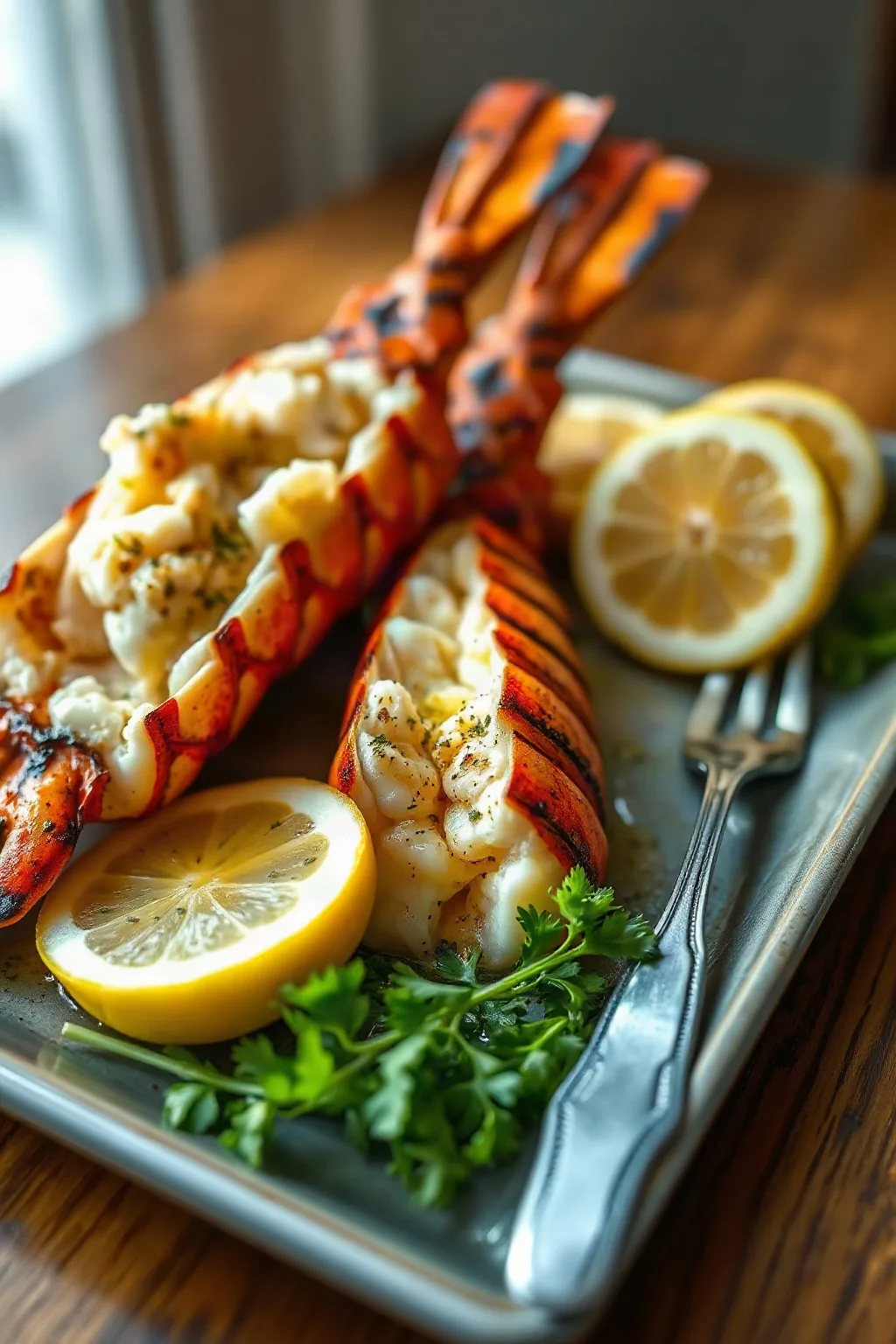 Easy Broiled Lobster Tails