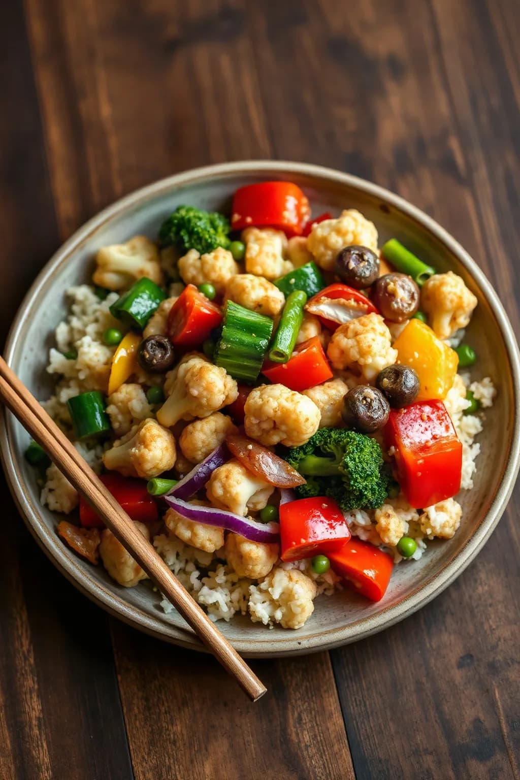Easy Cauliflower Rice Stir Fry