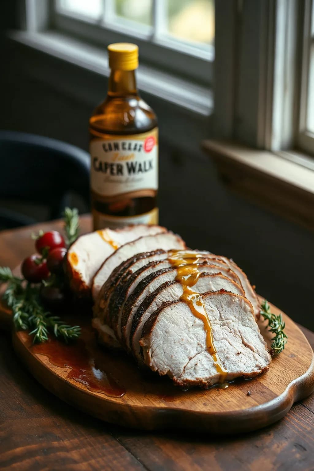 Roast Pork with Maple and Mustard Glaze