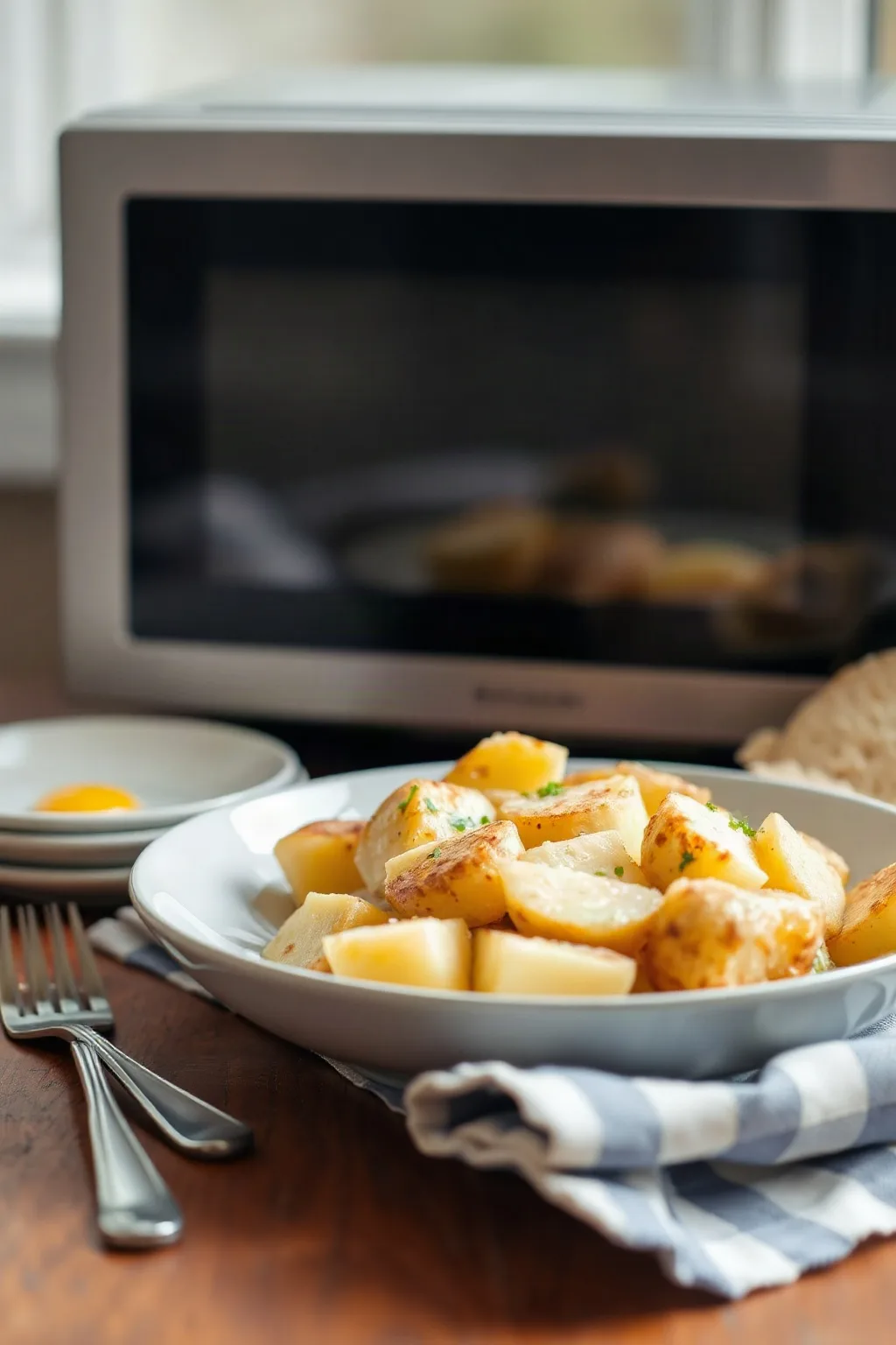 Microwave Scalloped Potatoes