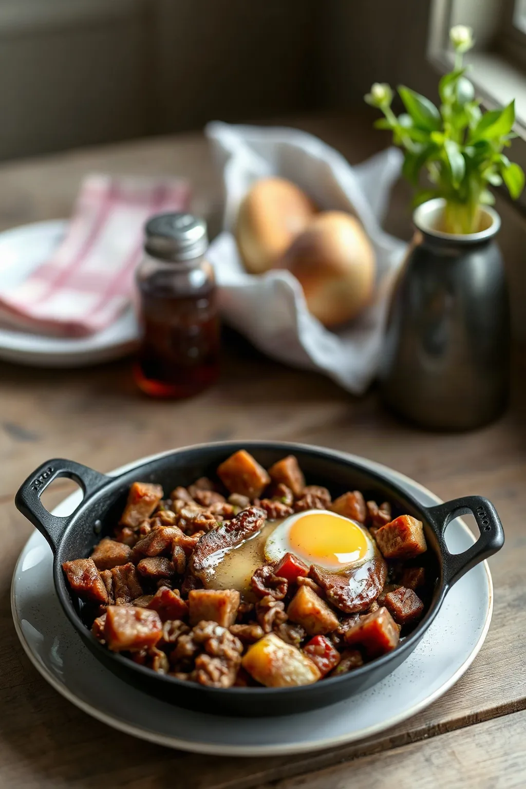 One Skillet Corned Beef Hash