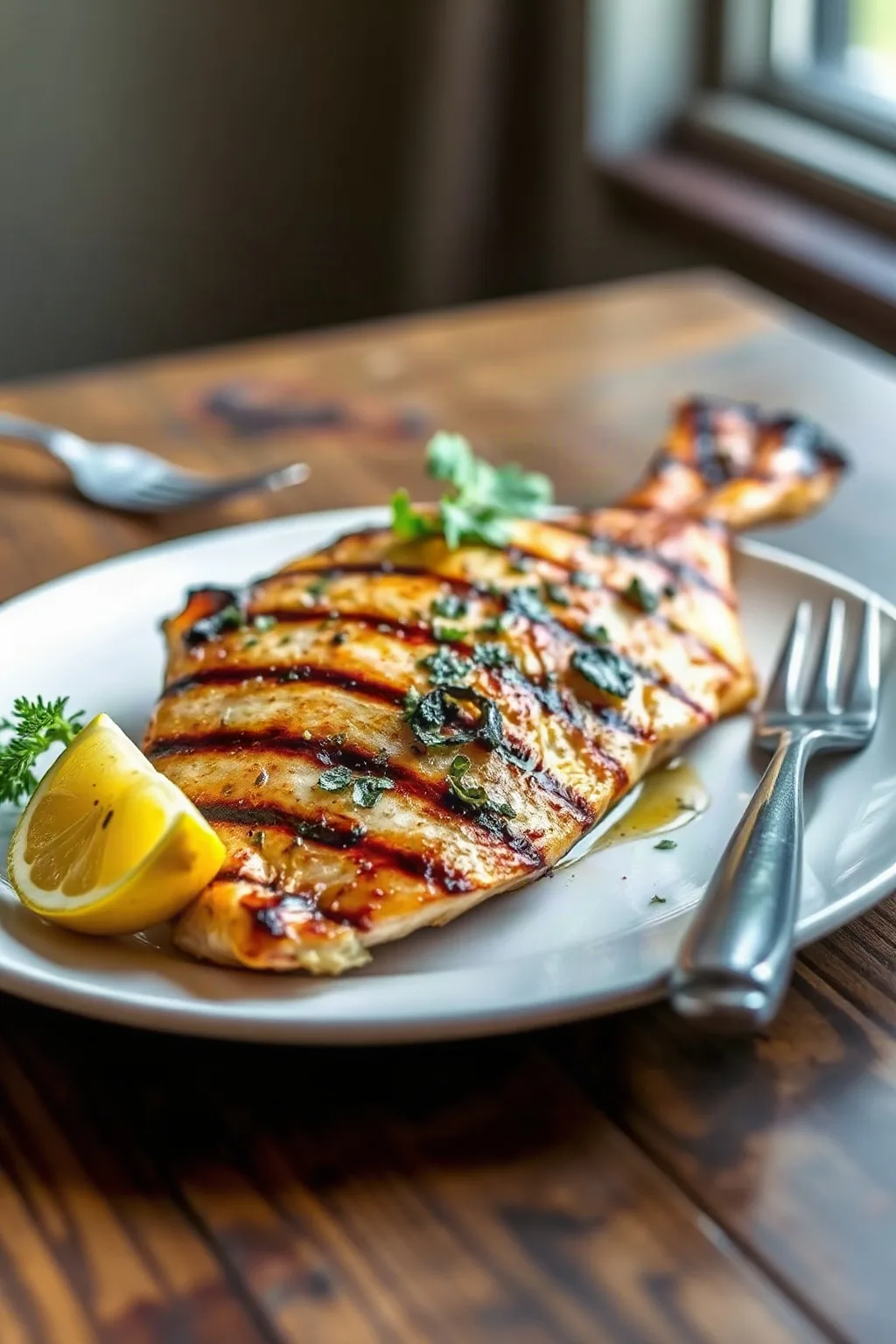 Poisson roi grillé parfait avec marinade citron-herbes