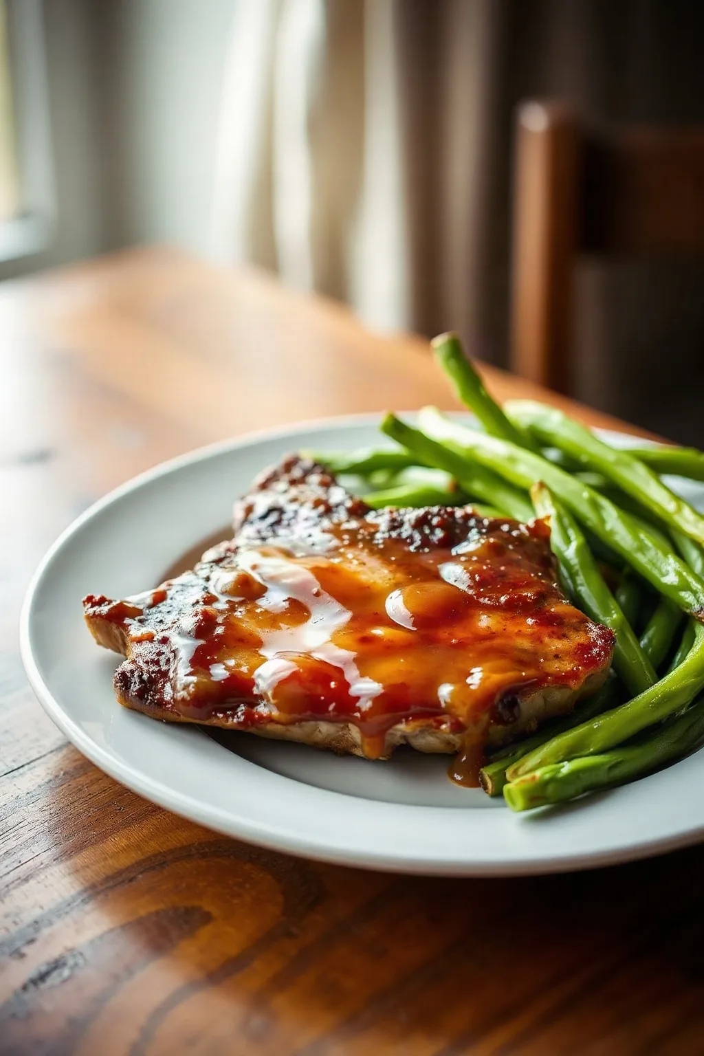 Chuletas de Cerdo con Ajo y Miel