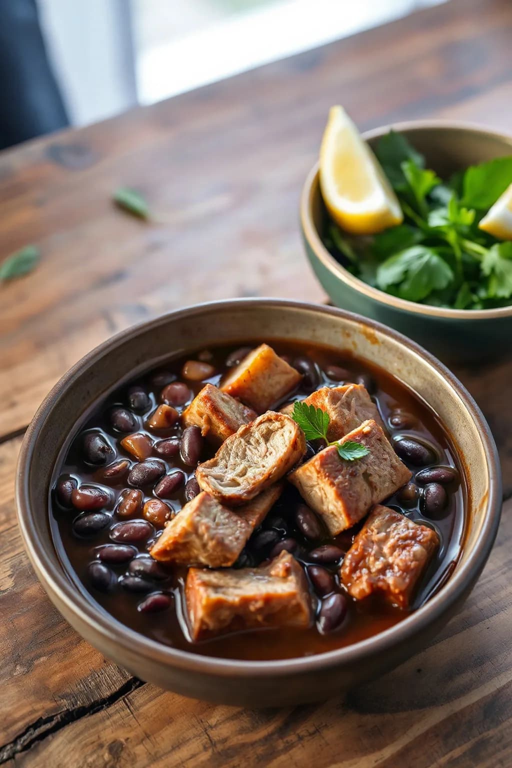 Hearty Pork and Black Bean Stew