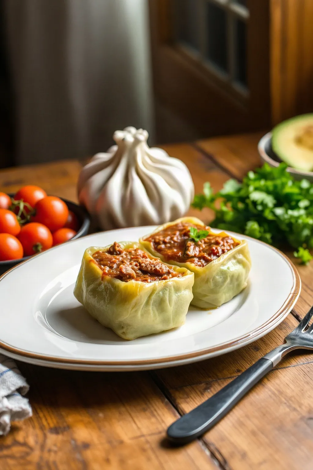 Polish Golobki (Gawumpki) - Stuffed Cabbage Rolls