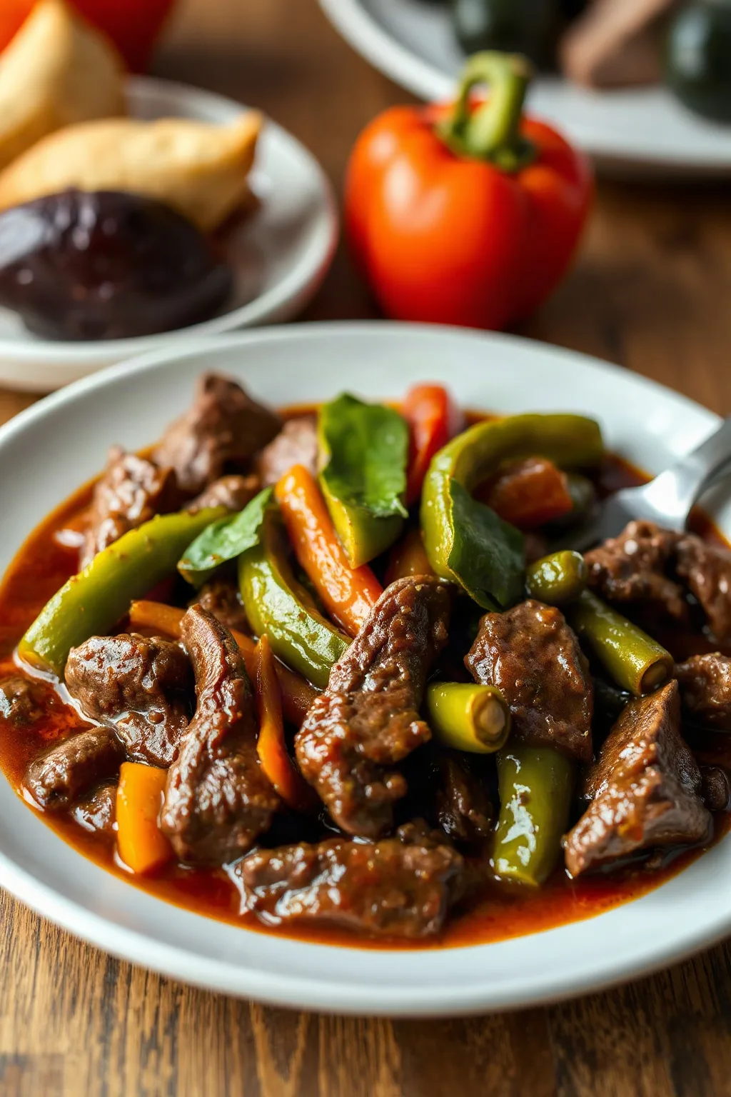 Carne con Pimientos en Olla de Cocción Lenta: Sabrosa y Sencilla