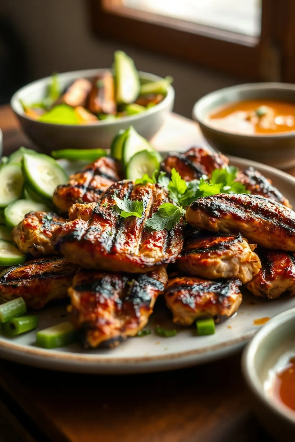 Laotian Grilled Chicken Ping Gai