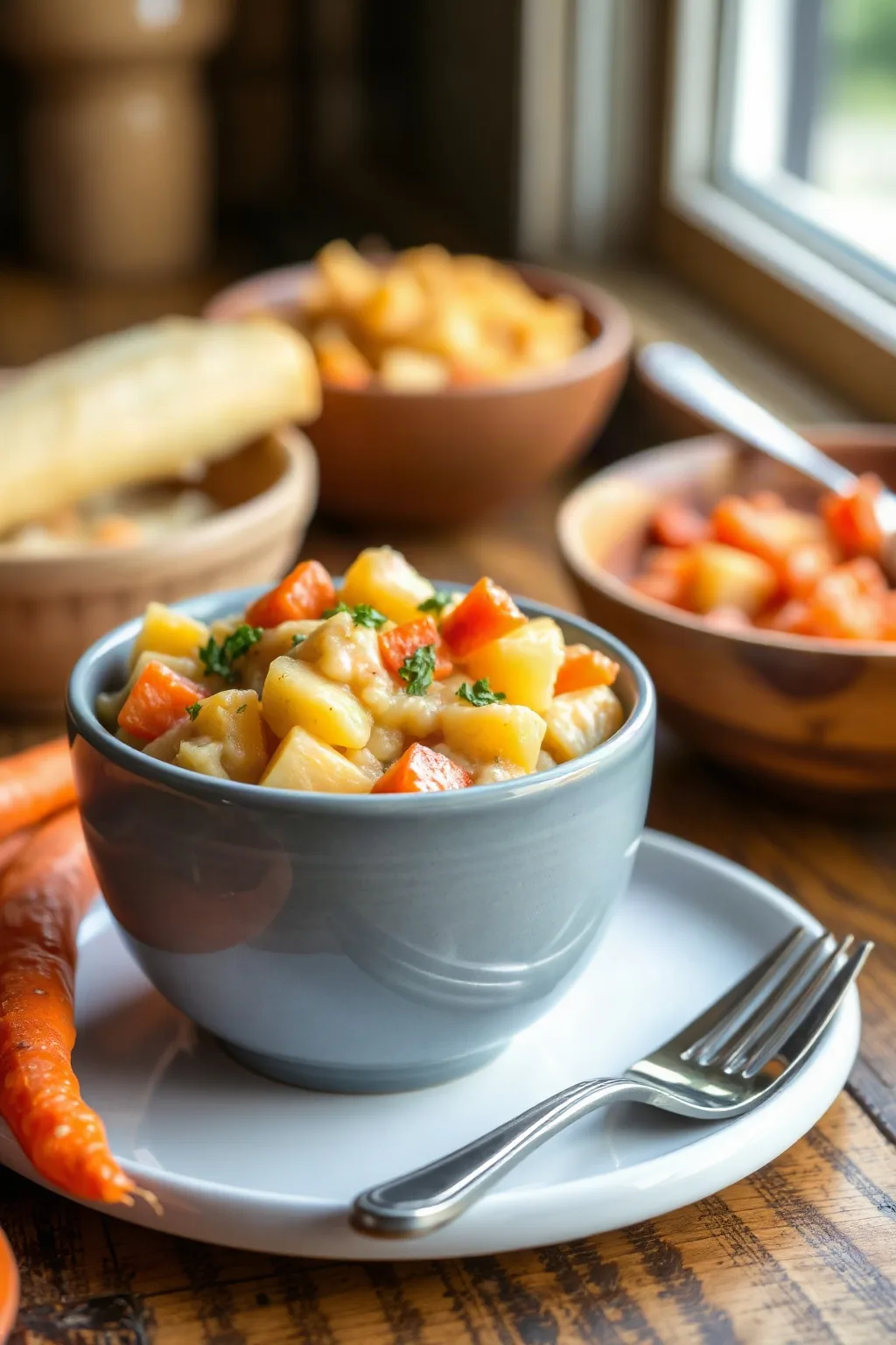 Creamy Potato and Carrot Mash