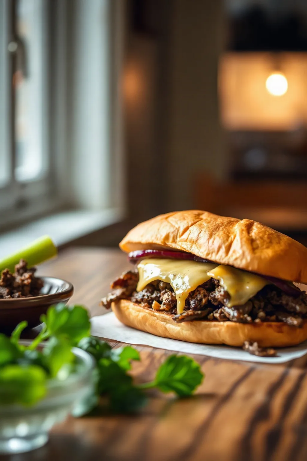 Sandwich classique au steak Philly