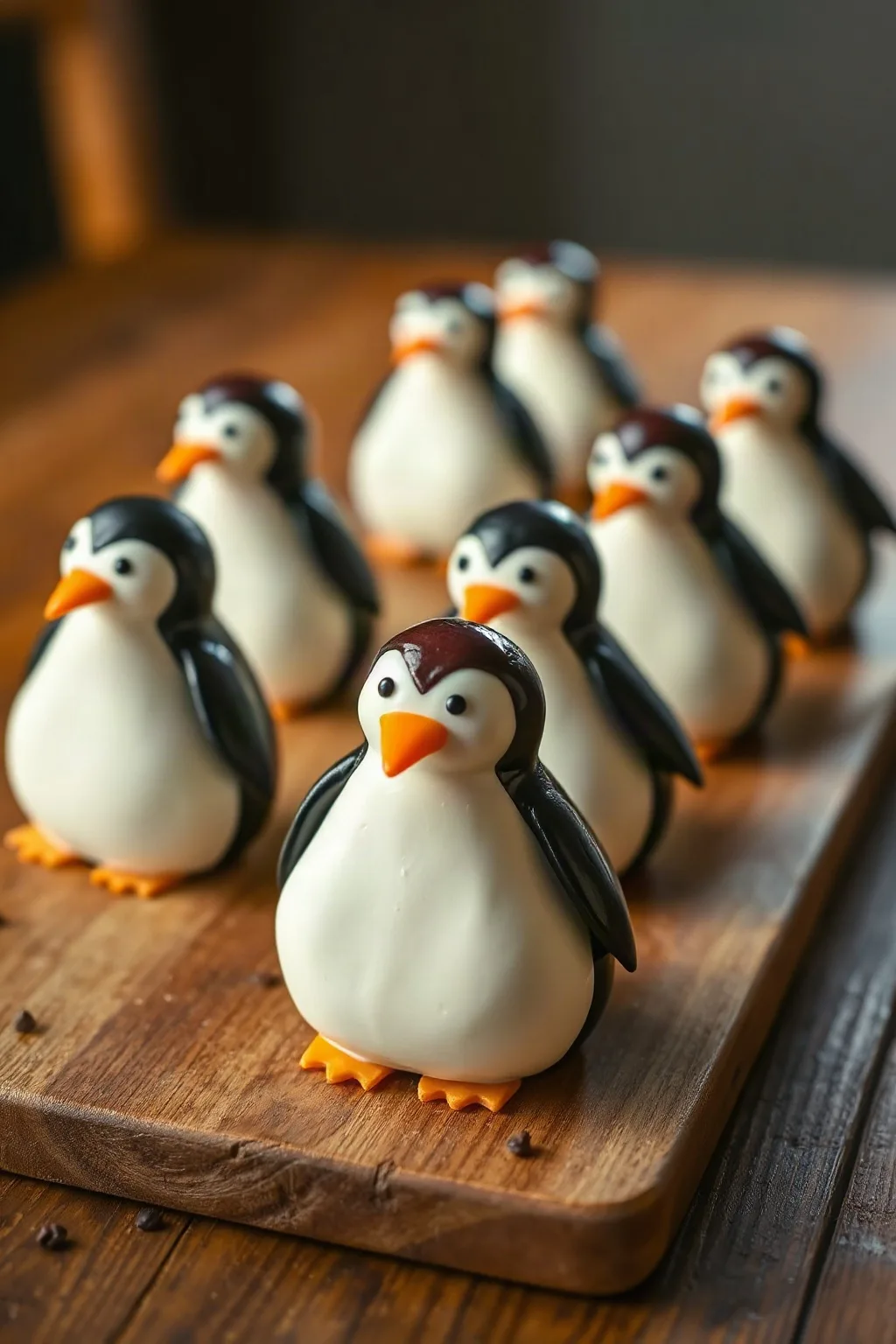 Pingouins au Fromage à la Crème