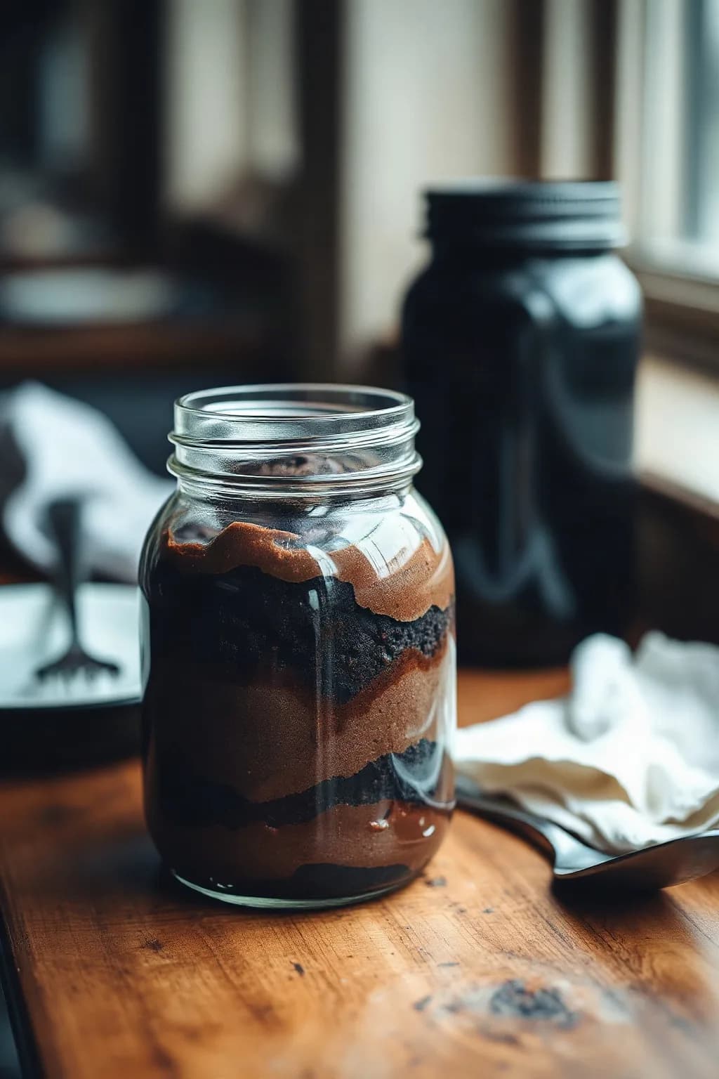 Pastel de Chocolate en Frasco