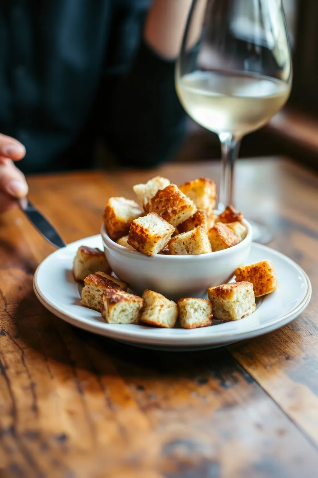 Crispy Sourdough Croutons