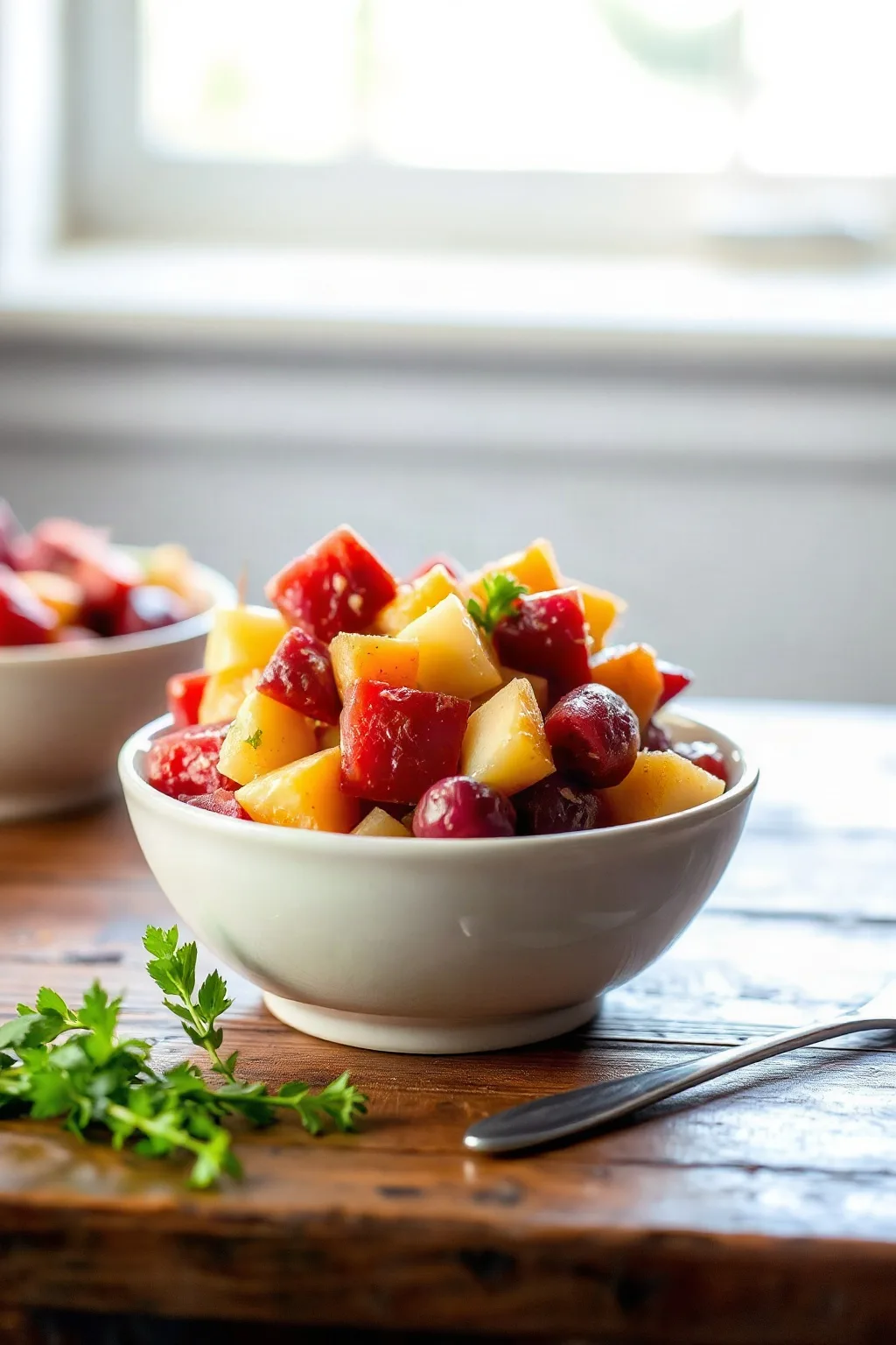 Ensalada de Papas Rojas y Camote