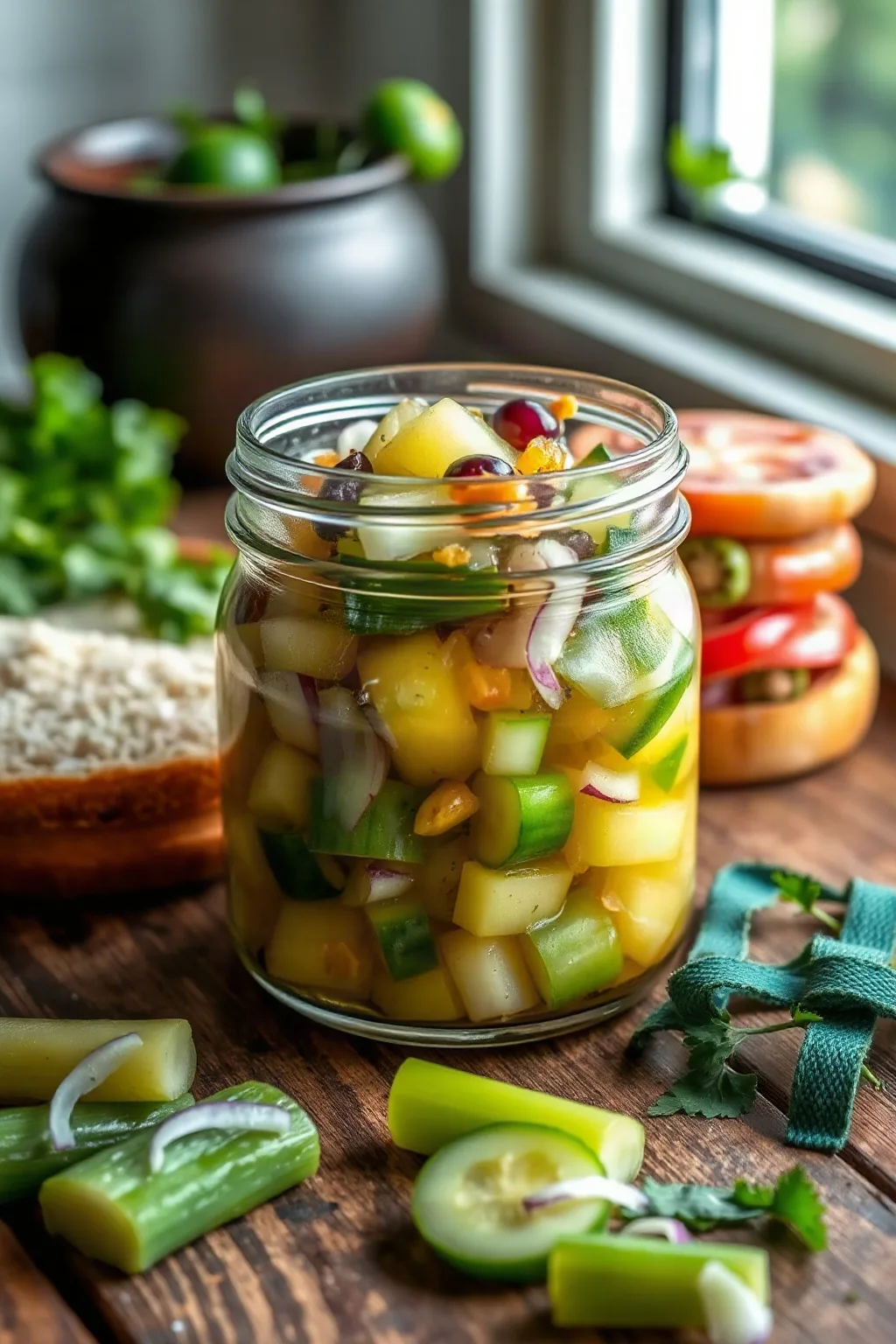 Zesty Cucumber and Onion Relish
