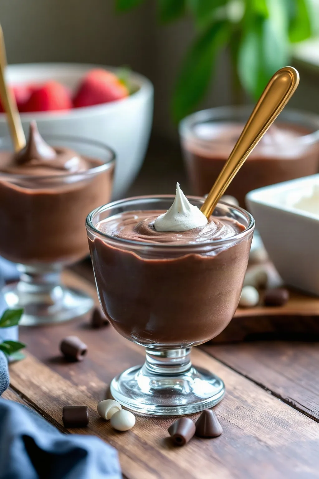 Mousse de Chocolate Keto Rápida