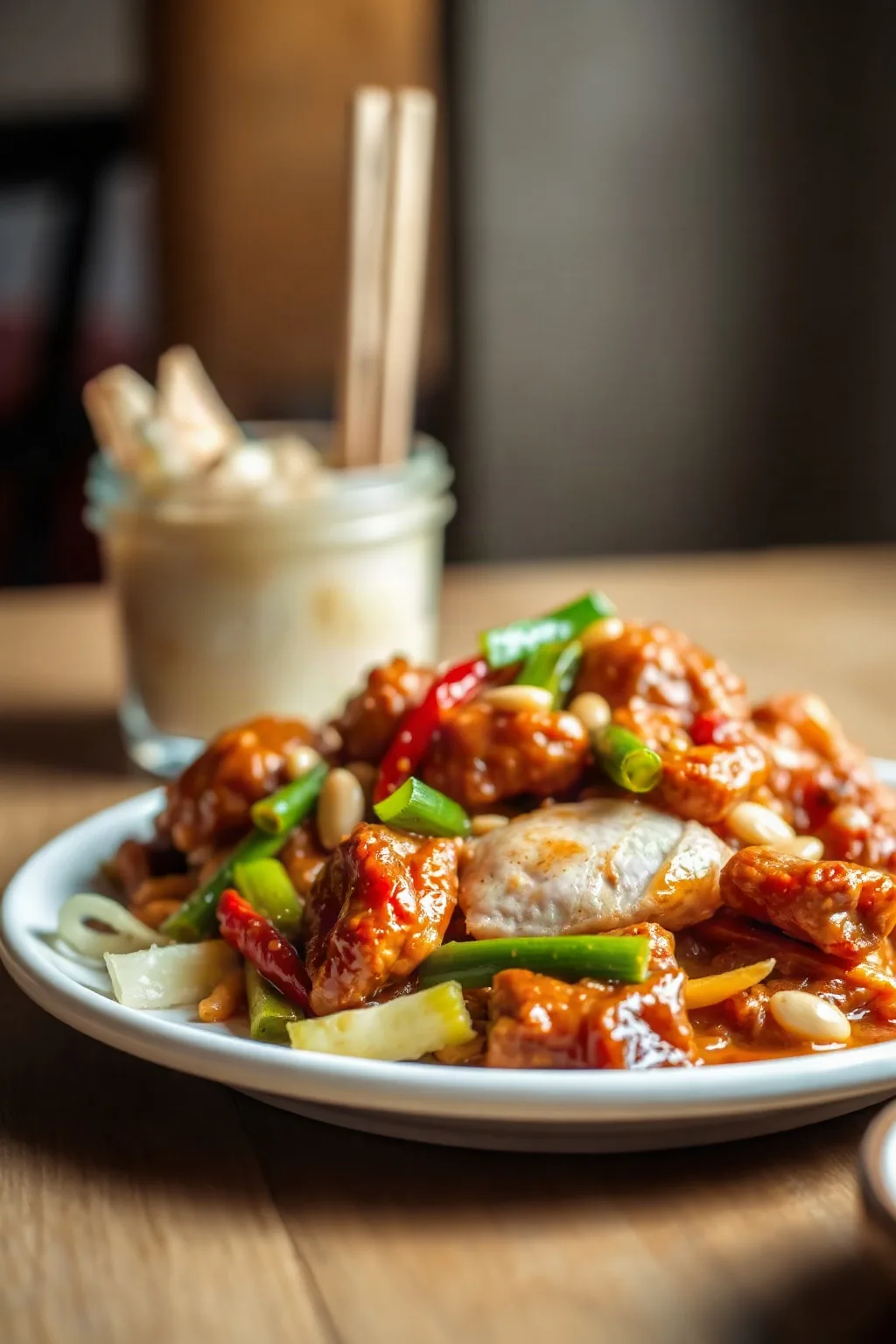 Spicy Hunan Kung Pao Chicken