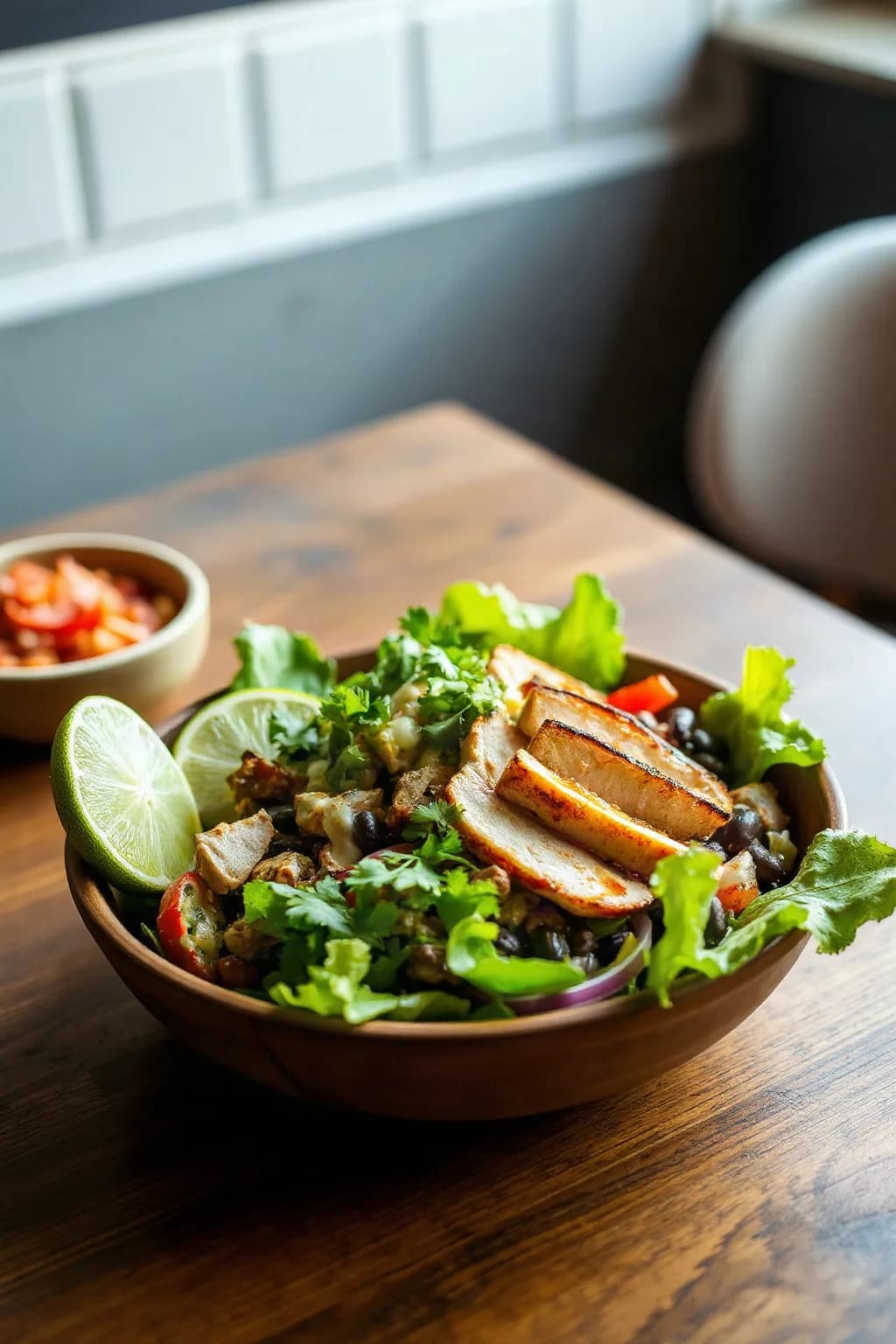 Zesty Baja Salad with Grilled Chicken