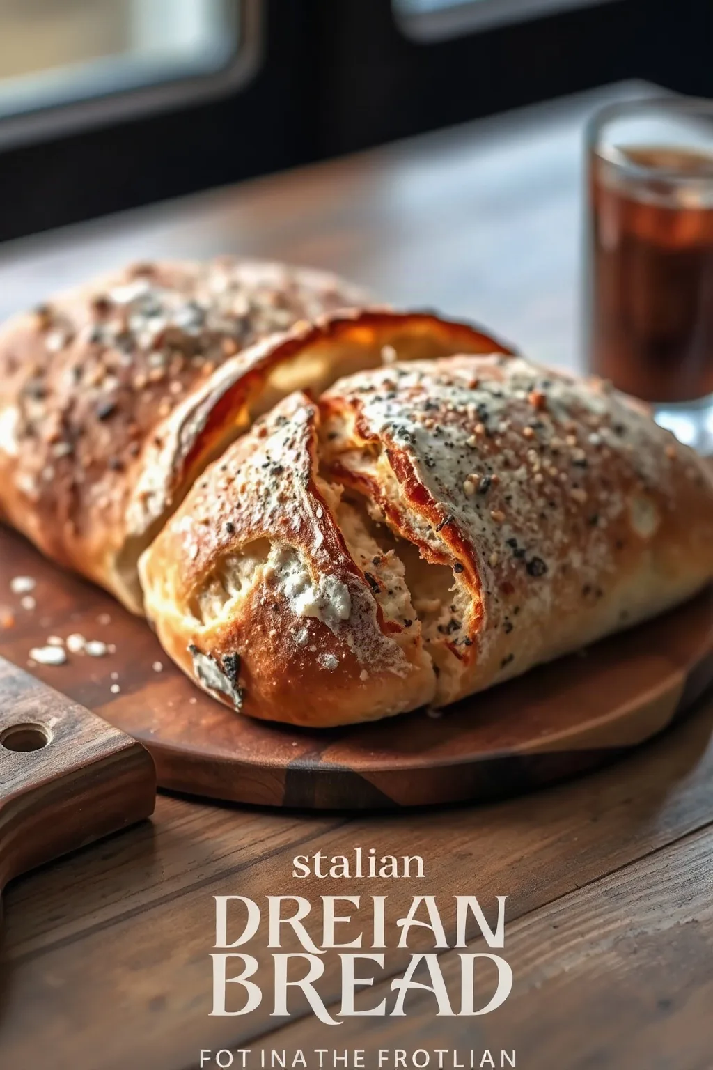 Italian Bread Baked on a Pizza Stone