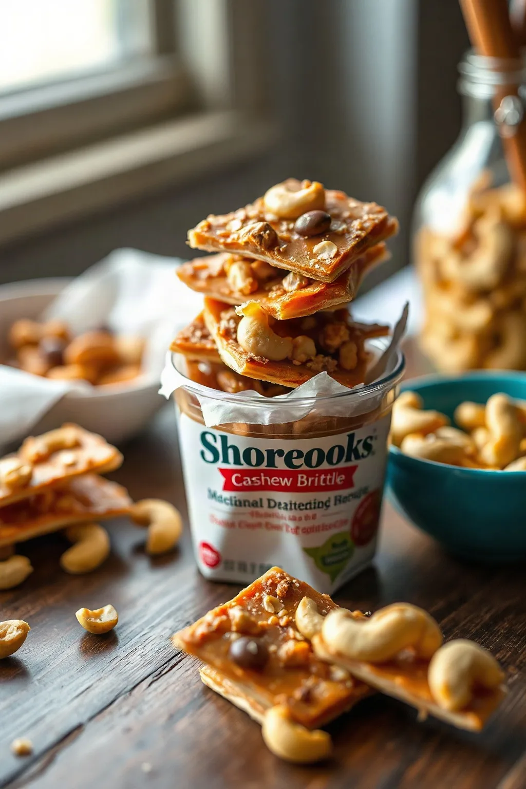 ShoreCooks Cashew Brittle Delight