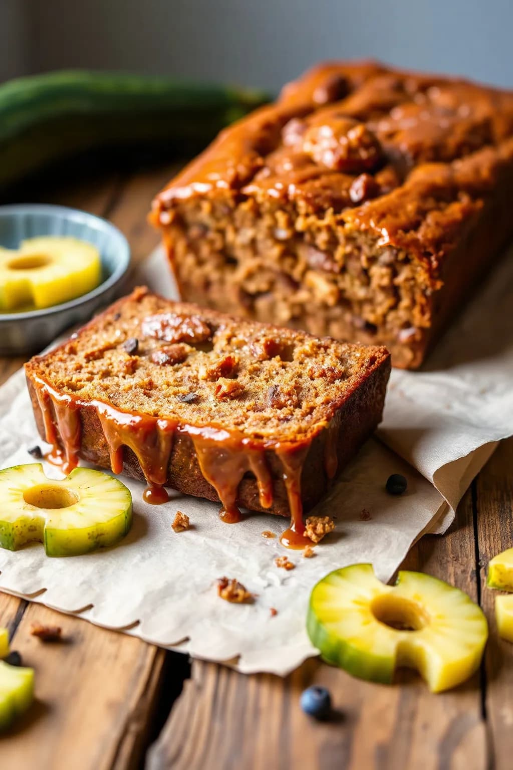 Zucchini Pineapple Loaf: Moist and Delicious