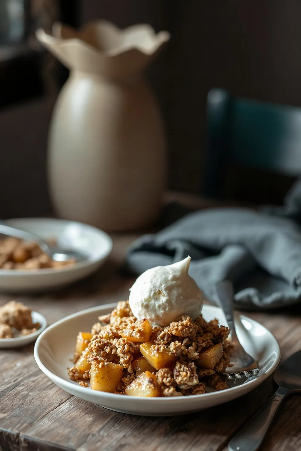 Classic Apple Crisp with Oat Topping