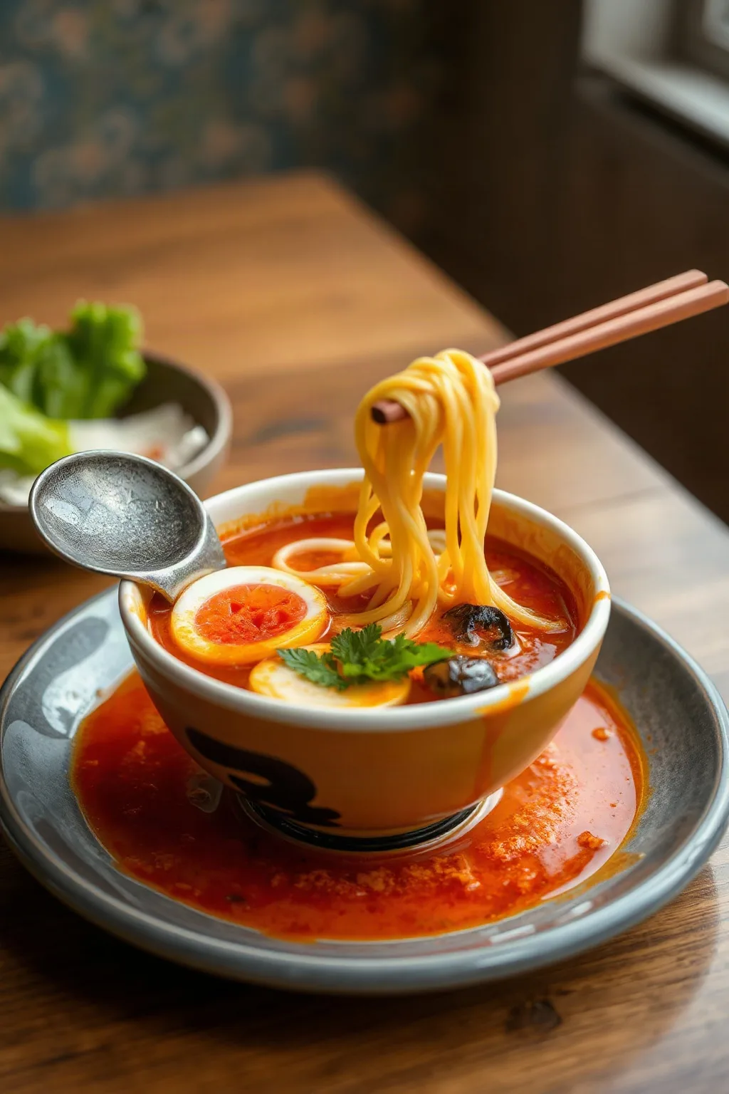 Spicy Tan Tan Soup Tantanmen Noodles