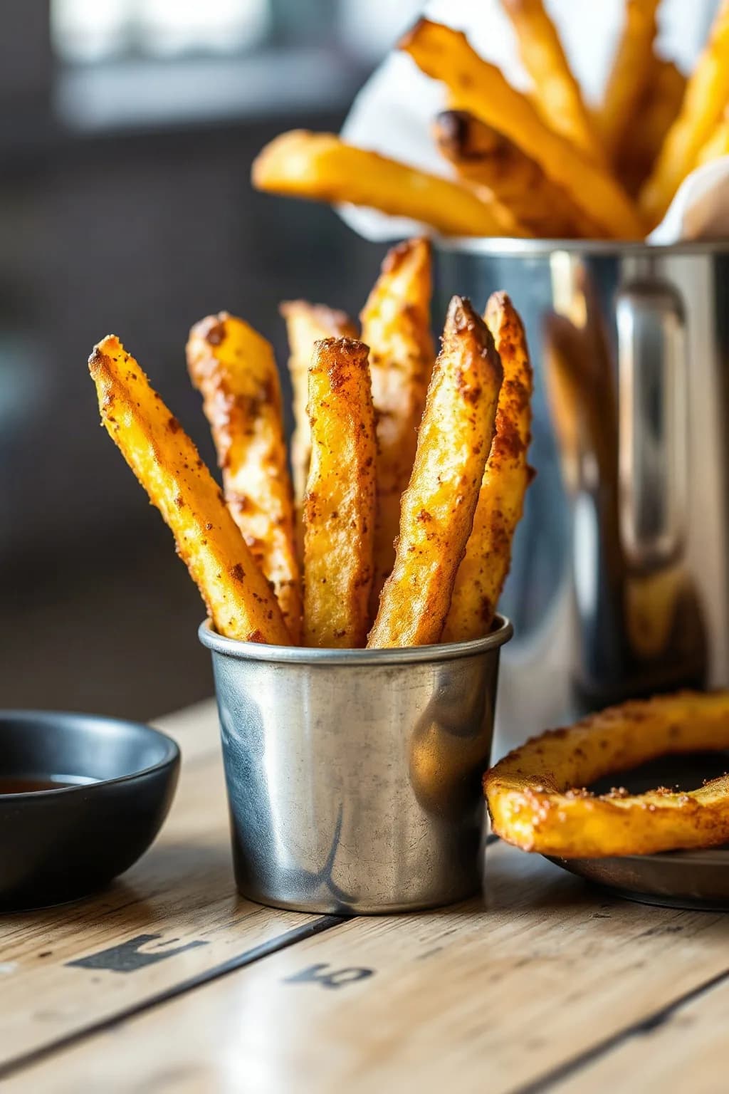 Crispy Coated Cajun Fries