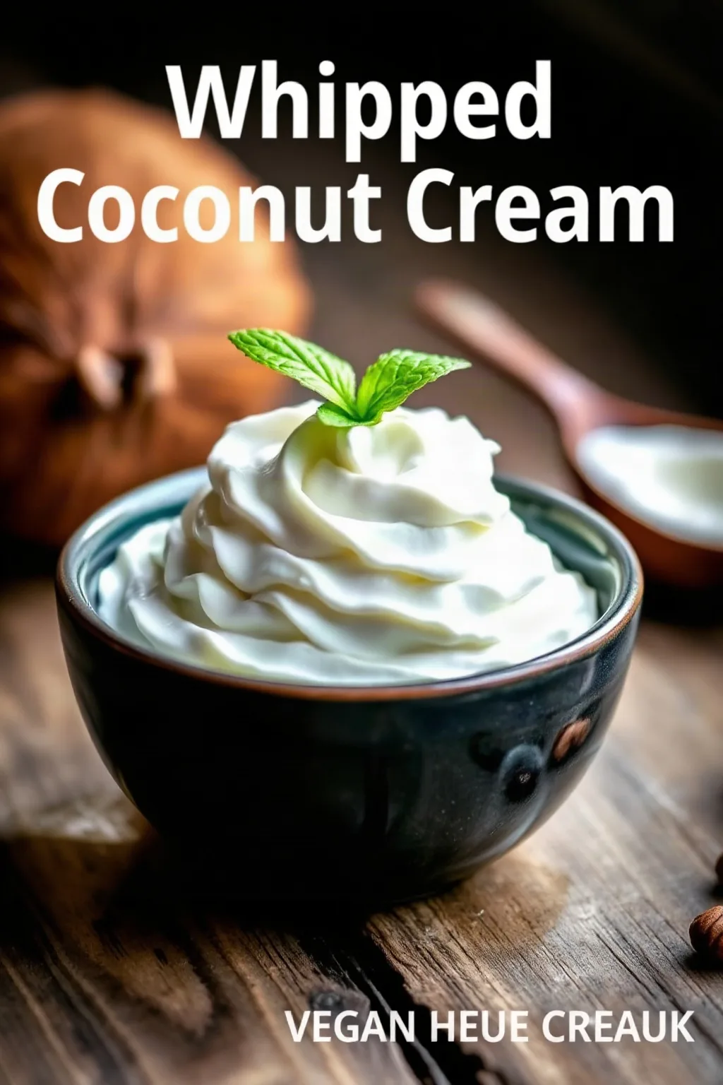 Whipped Coconut Cream Vegan Whipped Cream