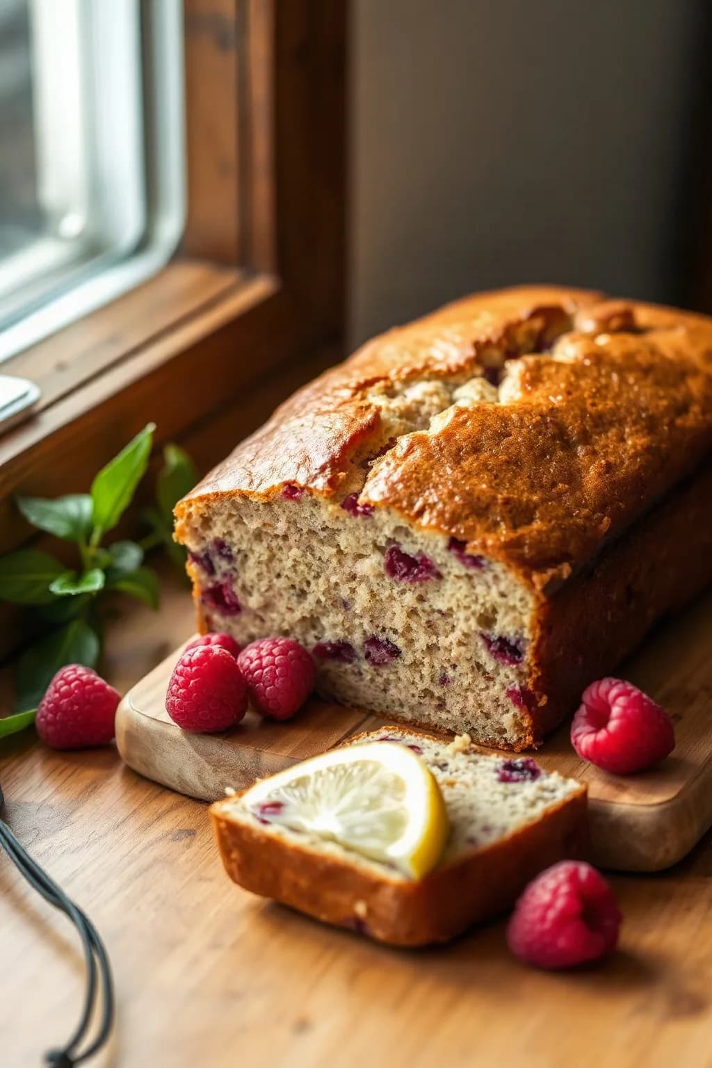 Lemon Black Raspberry Bread
