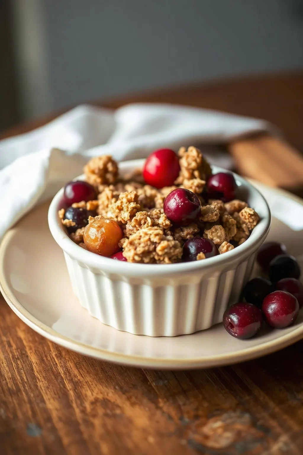 Classic Apple Cranberry Crisp