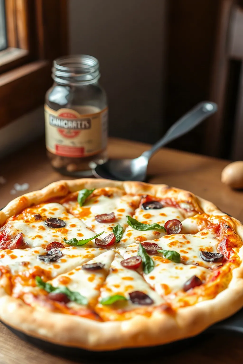 Cheesy Crust Skillet Pizza