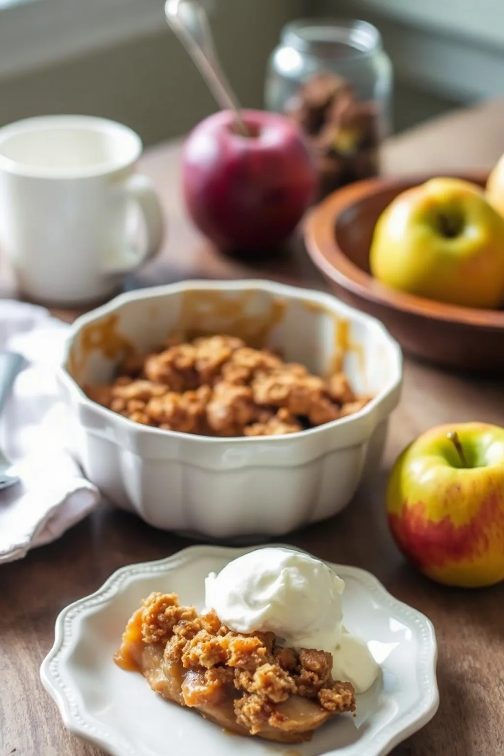 Easy Apple Crisp with Pie Filling