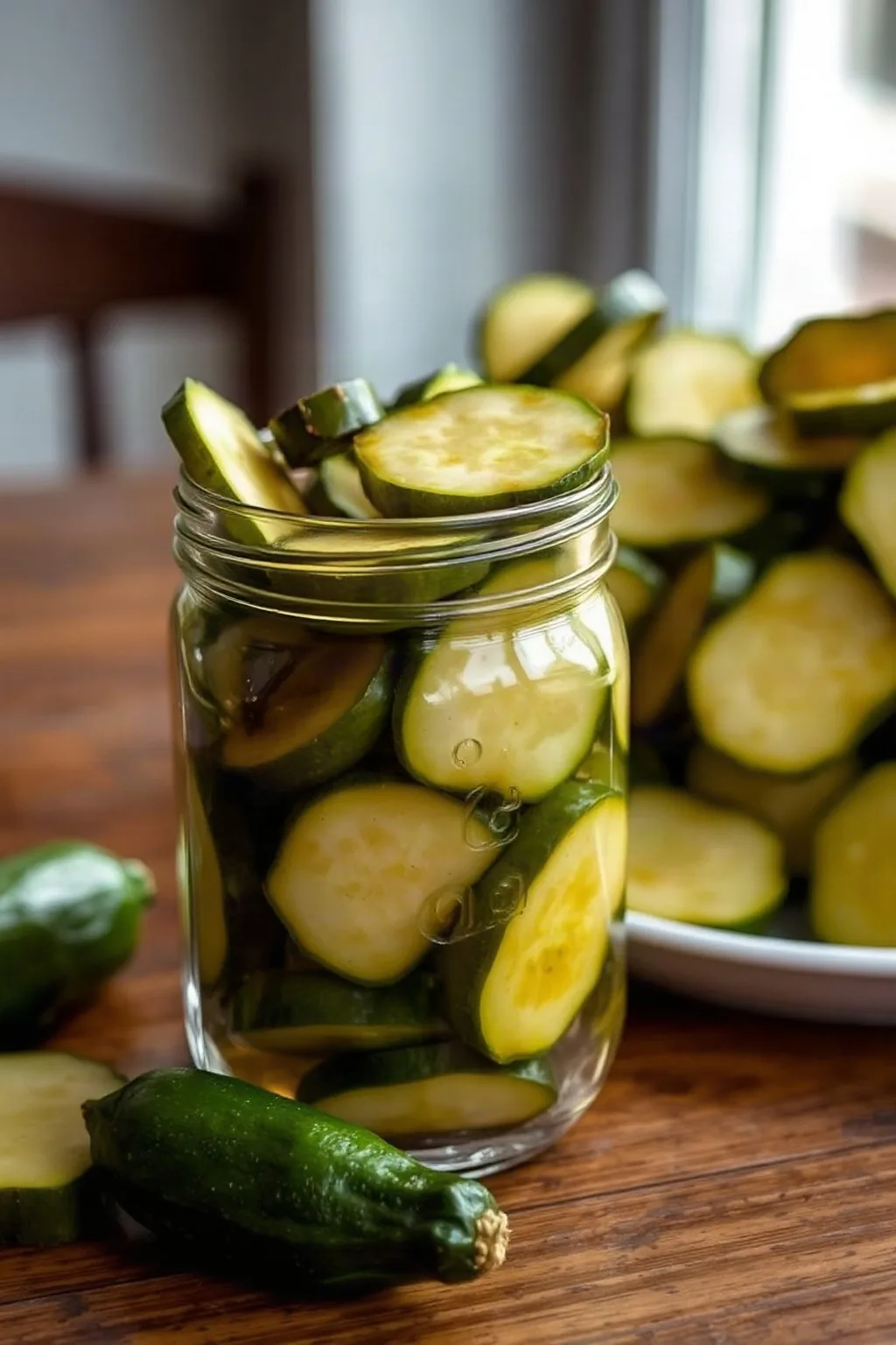 Homemade Zucchini Pickles