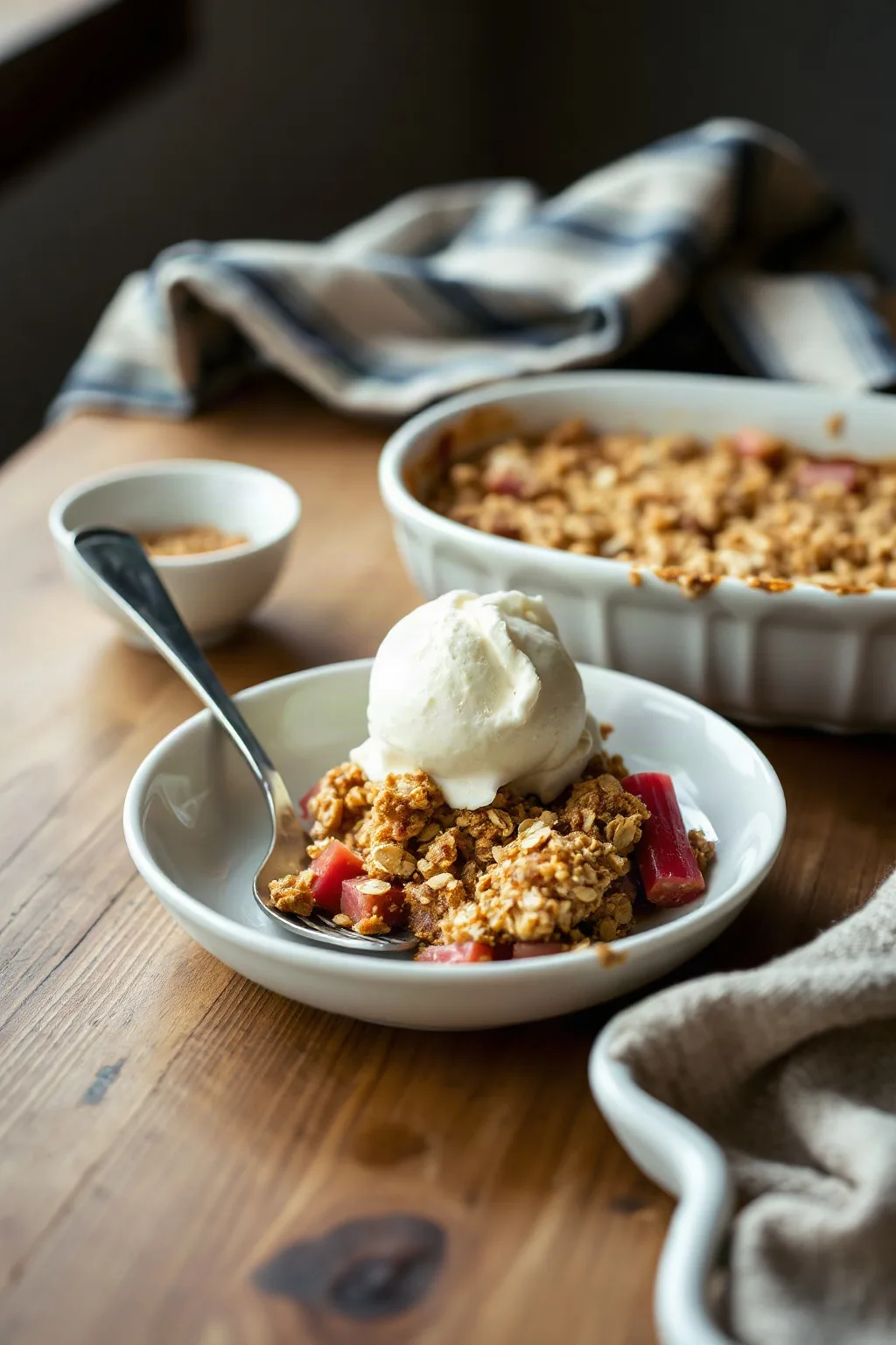 Classic Rhubarb Crunch