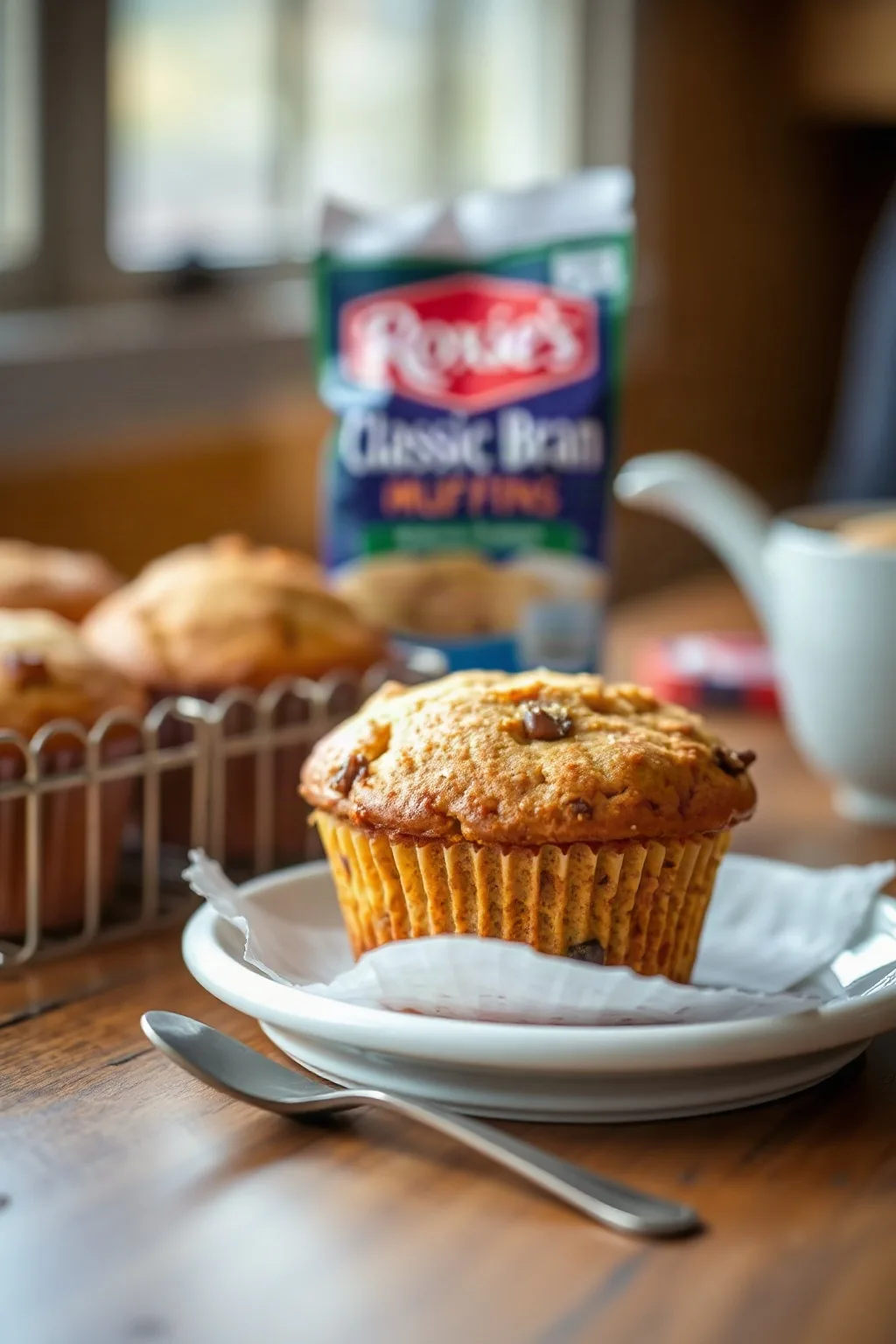 Muffins Clásicos de Salvado de Roxie