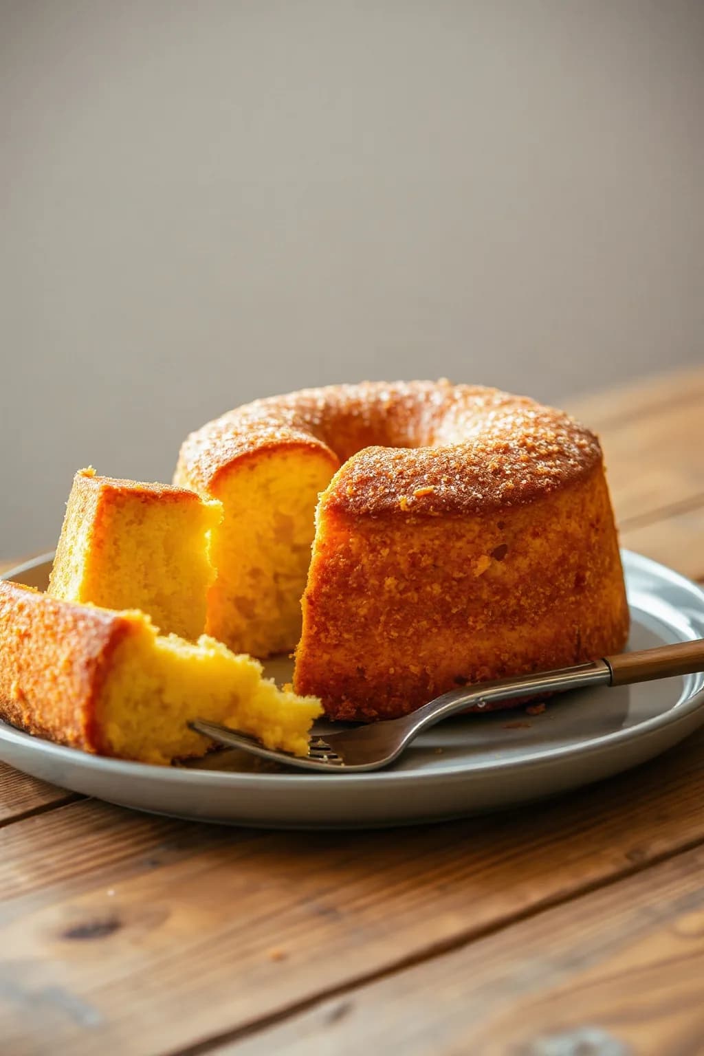 Bolo de Fubá Cremoso: Creamy Cornmeal Cake