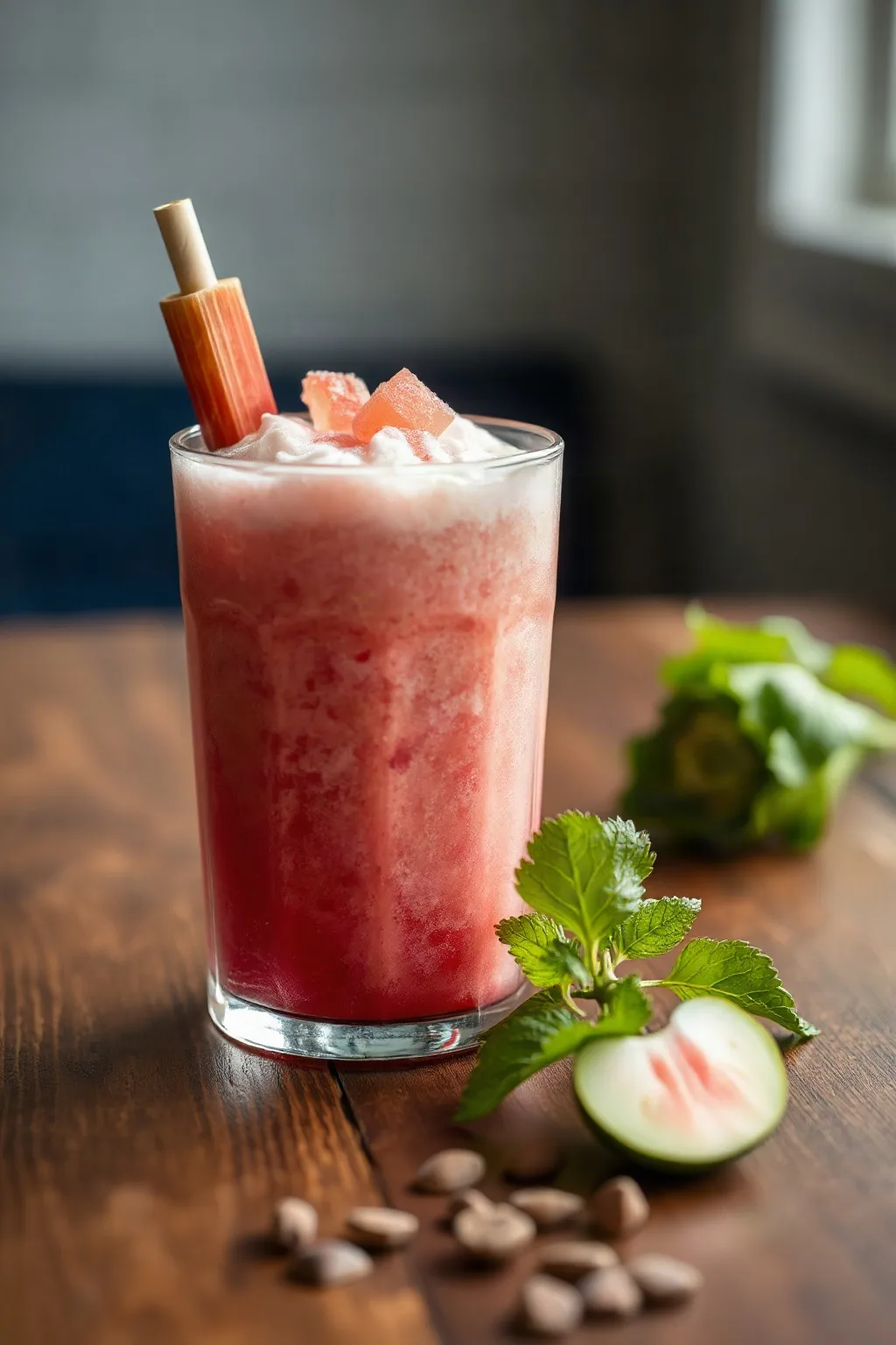 Refreshing Rhubarb Slush
